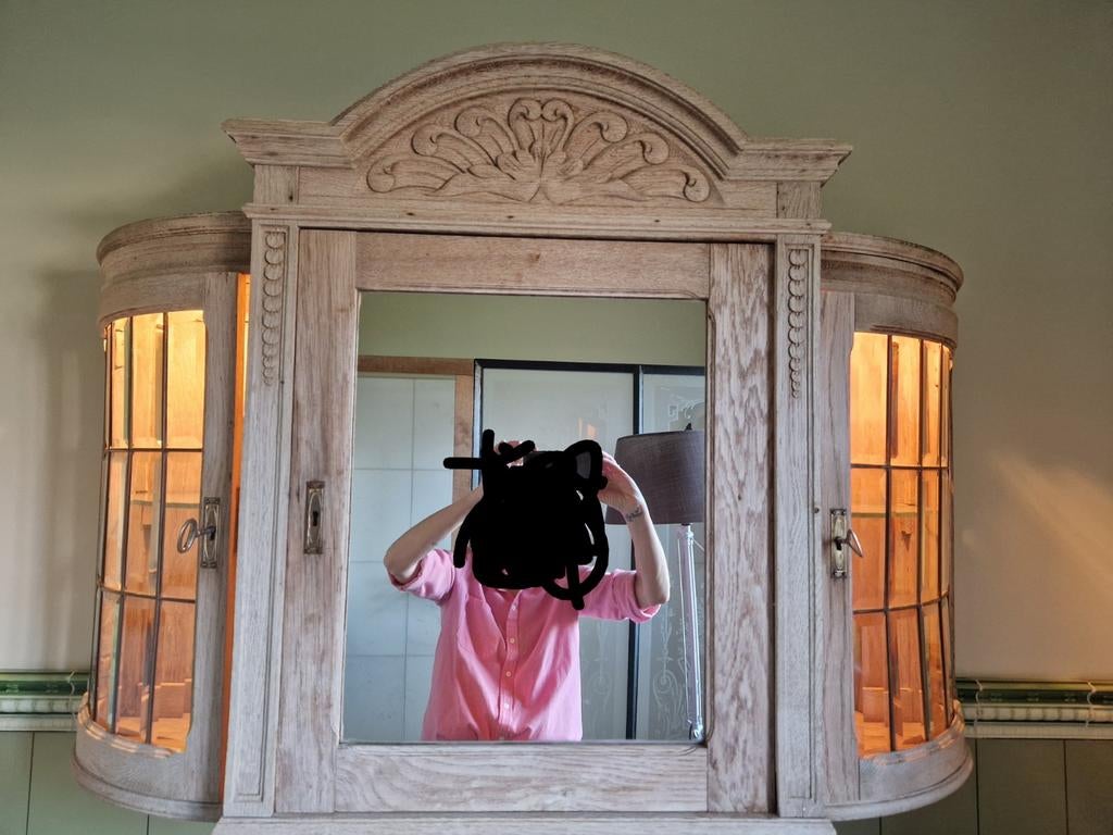 Antiek lavabokastje., Ophalen, Gebruikt