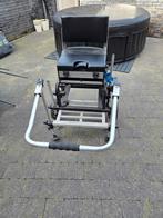 Zeer complete wedstrijdvis set – vaste stok 8m + seatbox + t, Watersport en Boten, Ophalen, Vaste hengel