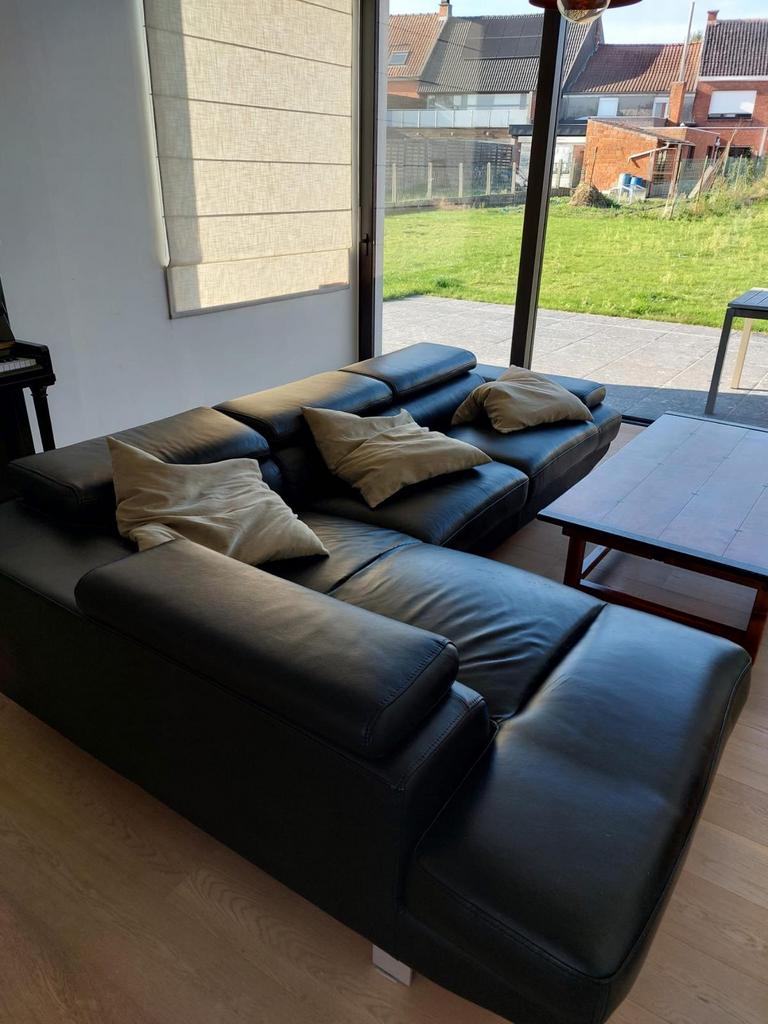 Zwarte zetel, Huis en Inrichting, Ophalen, Gebruikt, Kunststof