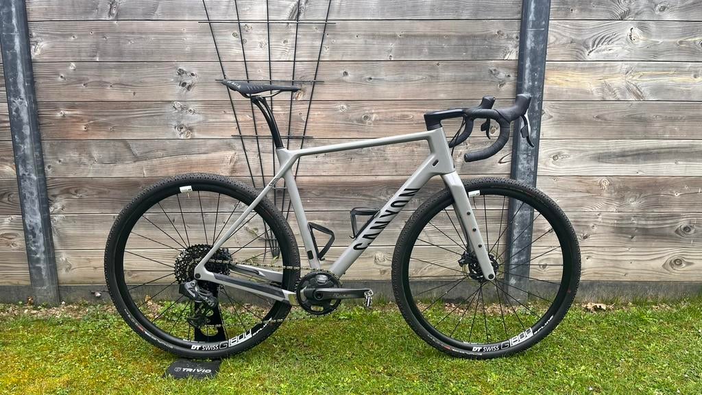 Canyon Grizl L. Sram Force/Eagle AXS. Powermeter, Aerocockpi, Fietsen en Brommers, Fietsen | Racefietsen, Zo goed als nieuw, Carbon