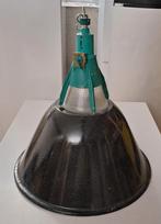 Lampe suspendue industrielle anno 1960 (équipée de LED), Antiquités & Art, Enlèvement ou Envoi