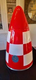 ALUMINIUM ROCKET HEAD KUIFJE, Ophalen of Verzenden, Kuifje, Zo goed als nieuw, Beeldje of Figuurtje