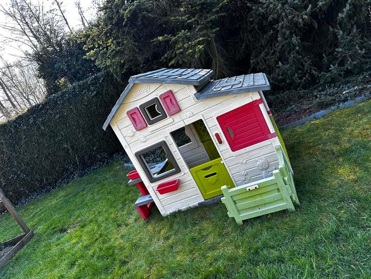 Maisonnette enfant Smoby, Kinderen en Baby's, Speelgoed | Buiten | Speeltoestellen, Gebruikt, Ophalen