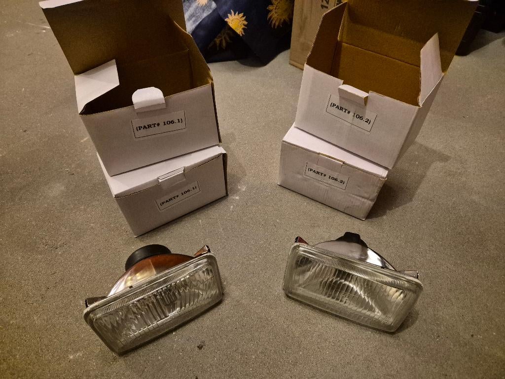 Koplampen voor Rolls Royce Silver Spirit/Spur, Auto-onderdelen, Verlichting, Oldtimer onderdelen, Nieuw, Ophalen