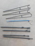 Banksticks en hengelsteunen, Ophalen