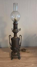 Antieke Olielamp 19e eeuw echte Brons, Ophalen