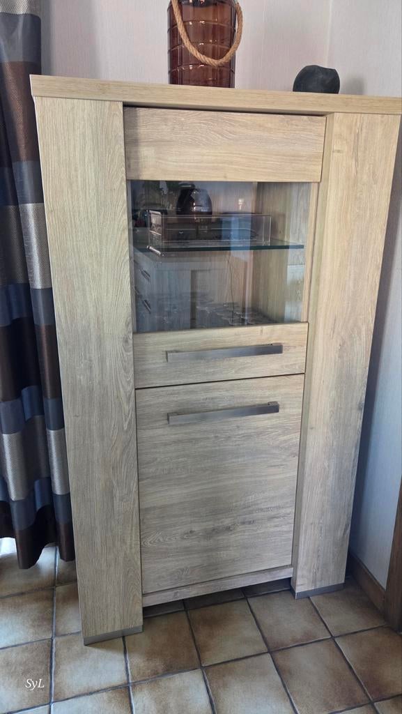 Vitrine, buffet et meuble TV + 2 tables basses, Maison & Meubles, Enlèvement