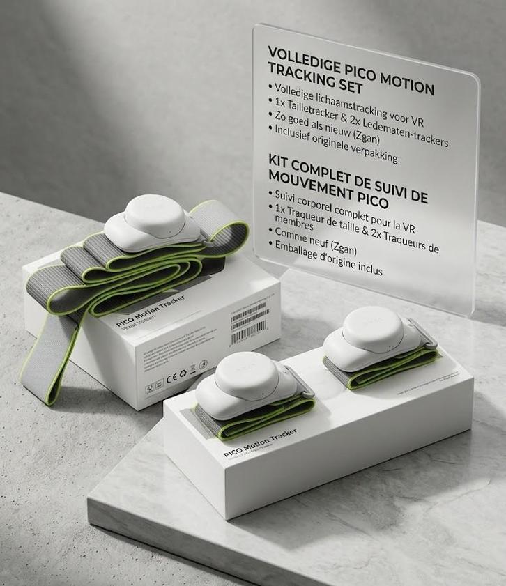 Pico Motion Trackers – 2 leg trackers + 1 waist tracker, Games en Spelcomputers, Virtual Reality, Nieuw, Overige platformen, Overige typen