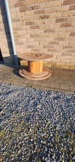 Oude kabel haspel/ bijzet tafel, Tuin en Terras, Ophalen, Gebruikt