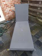 2 ligzetels + opbergbox tafel, Tuin en Terras, Ophalen, Zo goed als nieuw