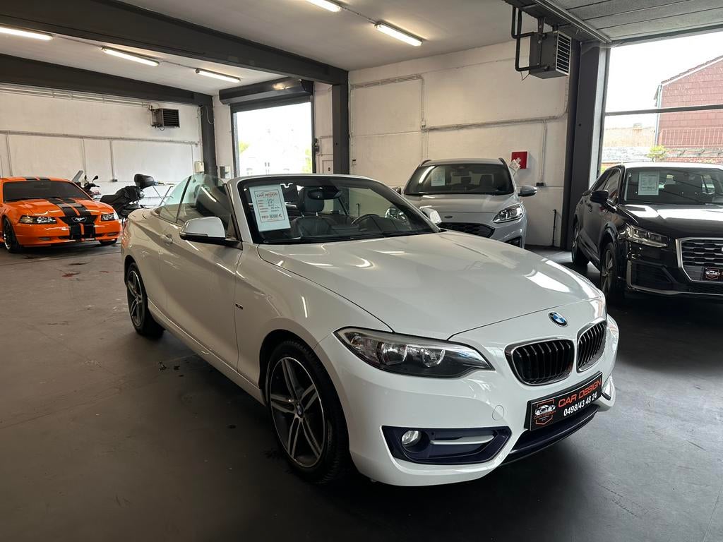 Bmw 218i / 2015 / eu6 / 85.000km / carnet complet…, Autos, BMW, Euro 6, Entreprise, Cabriolet, Boîte manuelle