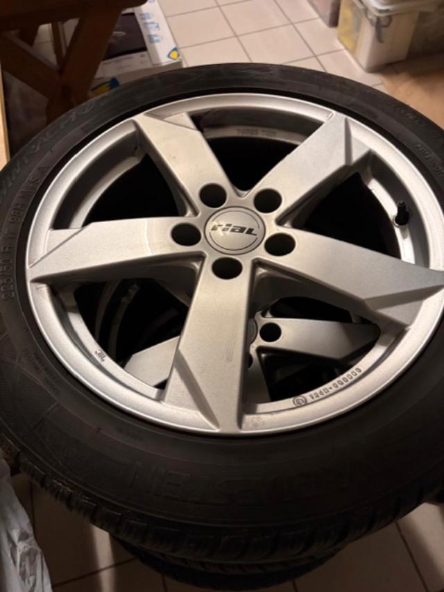 Te koop 4 Velgen Rial 17 inch audi coupe a5, Auto-onderdelen, Banden en Velgen, Velg(en), Winterbanden, 17 inch, 255 mm, Personenwagen