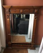 Grote oude klassieke spiegel, Antiek en Kunst, Ophalen, Rechthoekig, 50 tot 100 cm, 150 tot 200 cm