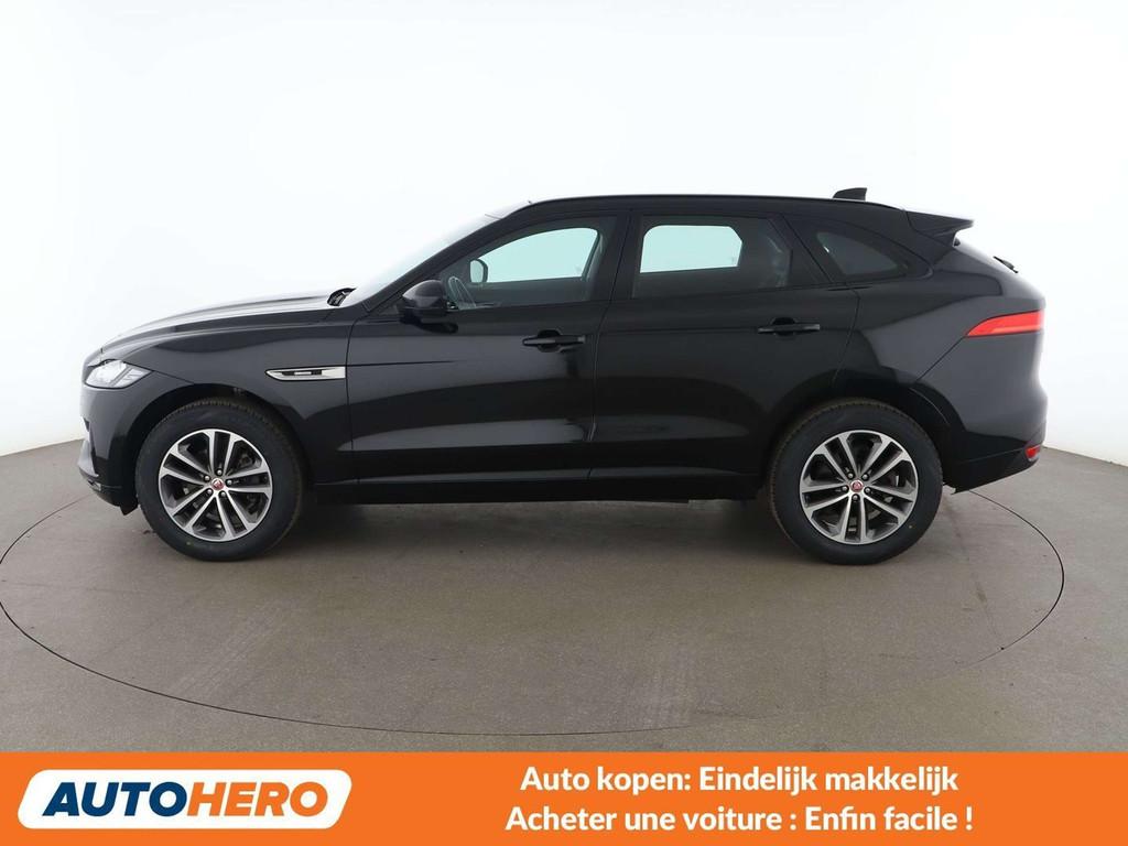 Jaguar F-Pace 20d R-Sport AWD (bj 2020, automaat), Automaat, Electronic Stability Program (ESP), Zwart, 184 g/km