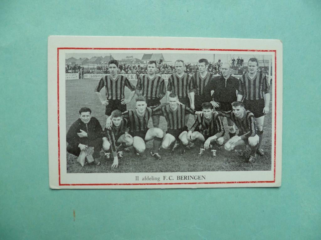 Voetbal chromos images prenten kaarten Football FC Beringen, Ophalen of Verzenden, Gebruikt