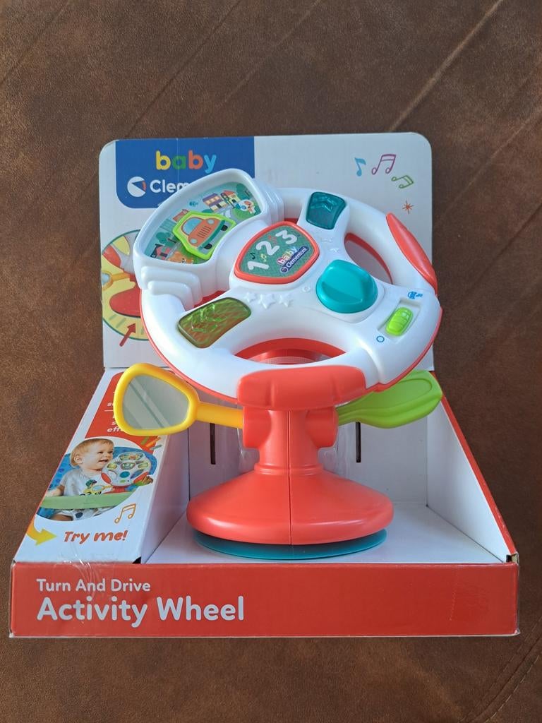 Clementoni Baby Turn and Drive Activiteitenstuur NIEUW, Ophalen