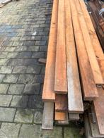 Lot de poteaux Afzeila bruts 9€/m, Enlèvement, Comme neuf, Poteaux