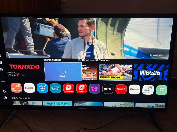 Tornado smart-tv van 32 inch, Audio, Tv en Foto, Televisies, Zo goed als nieuw, 60 tot 80 cm, Full HD (1080p), Overige merken