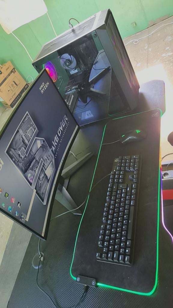 Pc Gamer ! Neuf ! Complet ! RTX 5060/R7/16GO/1TB NVME !, Gaming, SSD