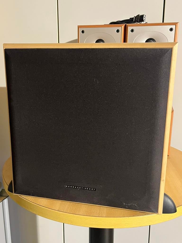 mordaunt short 907 subwoofer, TV, Hi-fi & Vidéo, Enlèvement, Utilisé, Subwoofer