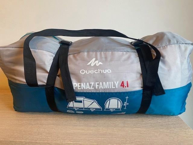 Queshua tent - Arpenaz Family 4 personen, Caravans en Kamperen, Tenten, Ophalen, Zo goed als nieuw, Tot en met 4