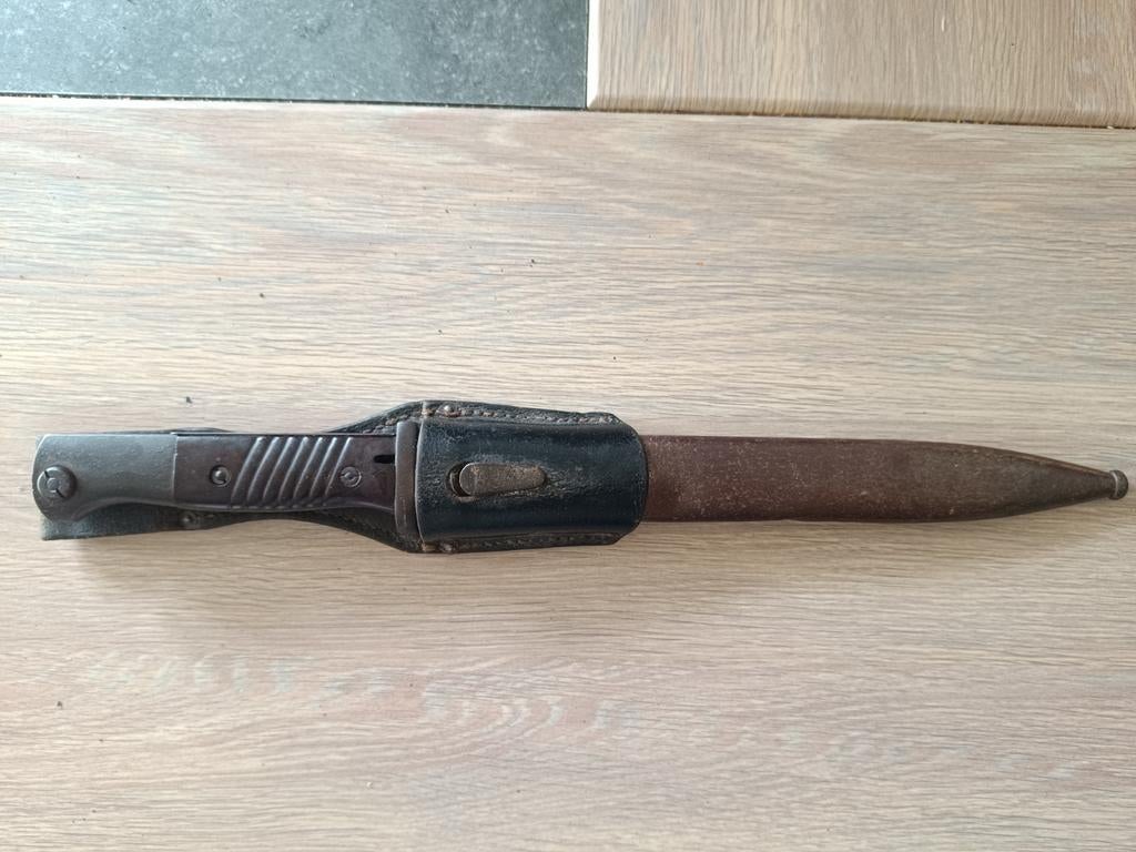 Belle baïonnette Allemande ww2 98k au même numéros, Verzamelen, Militaria | Tweede Wereldoorlog, Ophalen of Verzenden