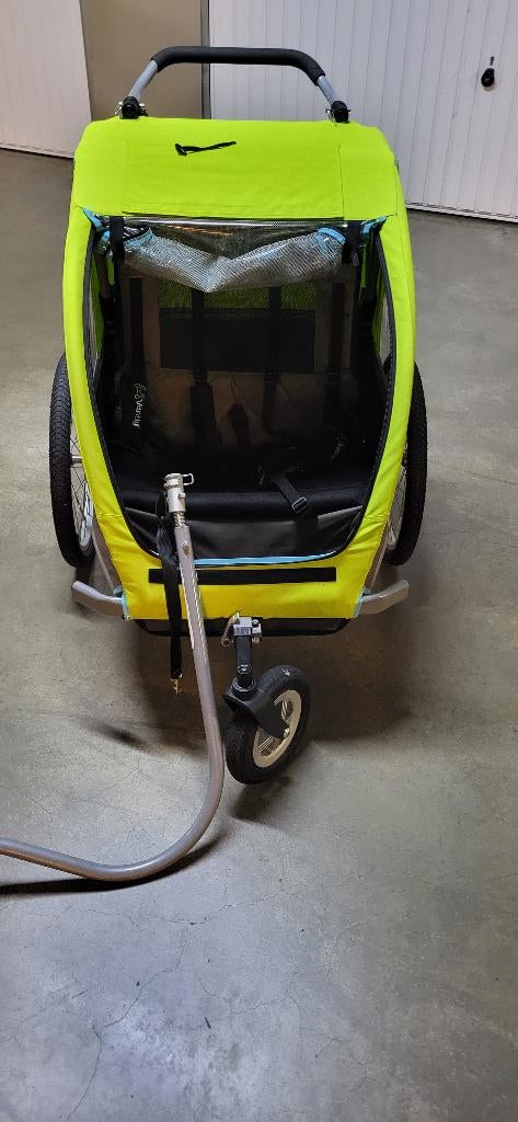 Fietskar Vantly met babyschaal (omvormbaar tot buggy), Ophalen, Gebruikt, Opvouwbaar, Kinderkar