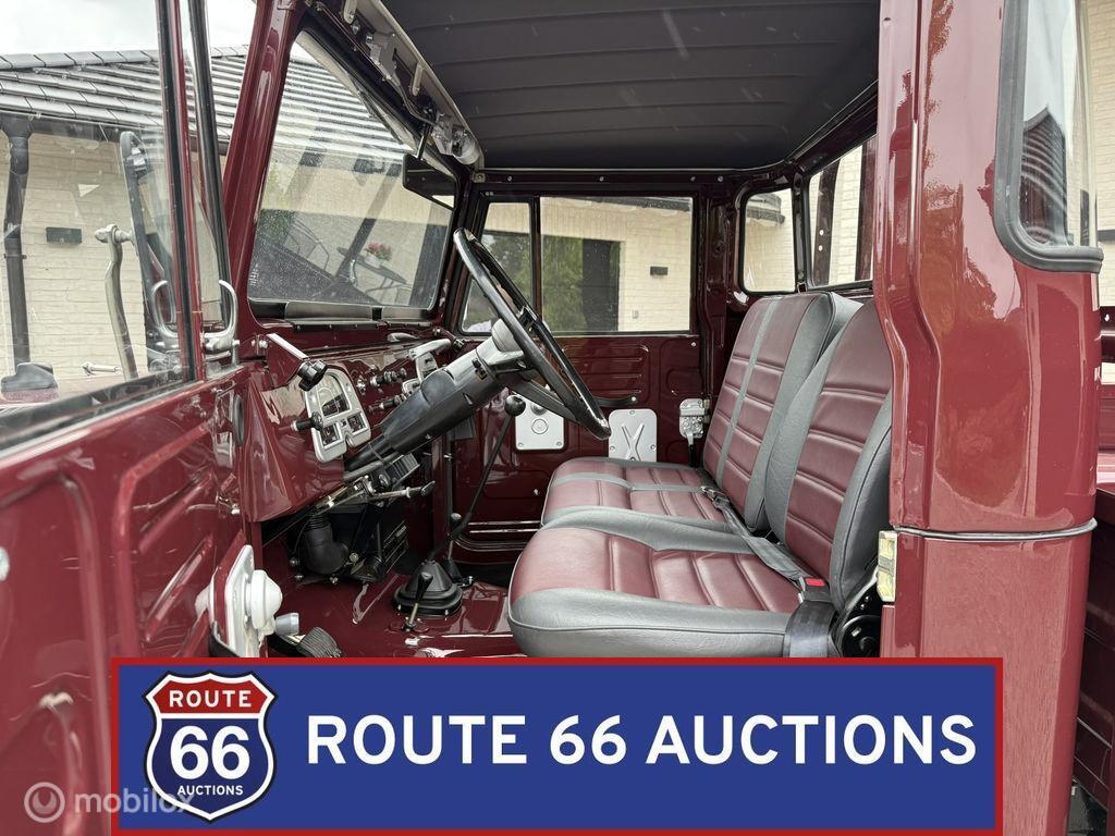 Toyota Land Cruiser FJ45 Pick-Up | 1975 | Route 66 Auctions, Auto's, Zwart, Bedrijf, Handgeschakeld, Overige carrosserie
