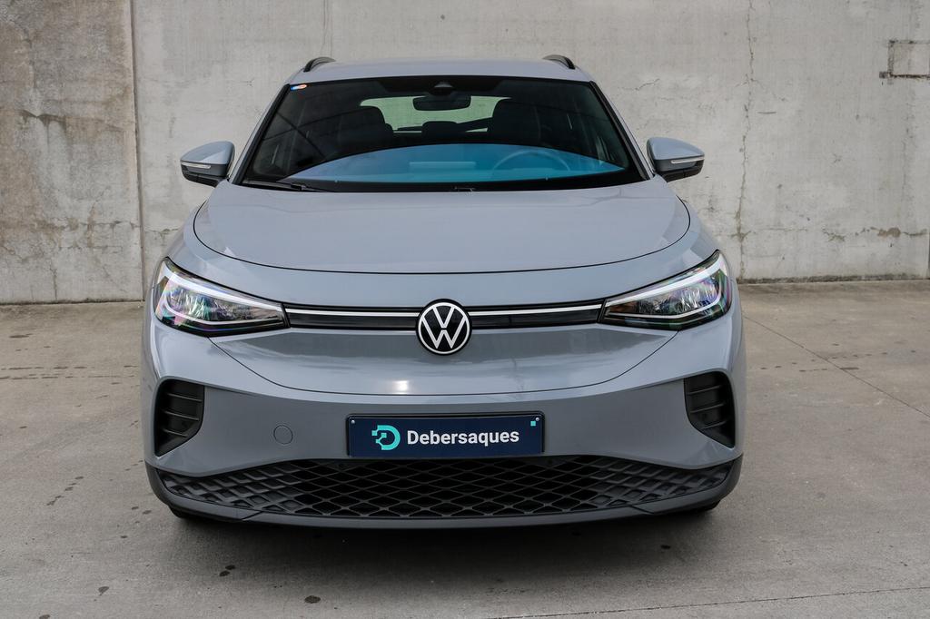 Volkswagen ID.4 77 kWh Pro Performance ACC NAVI APP PSENS Z, Auto's, Zwart, 0 kg, SUV of Terreinwagen, Zilver of Grijs