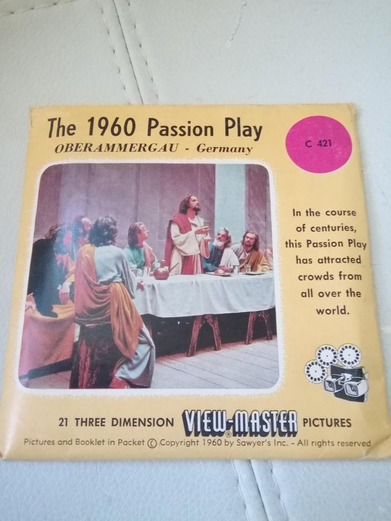 De Passion Play View-Master Viewmaster Viewmaster uit 1960, Ophalen of Verzenden, Zo goed als nieuw