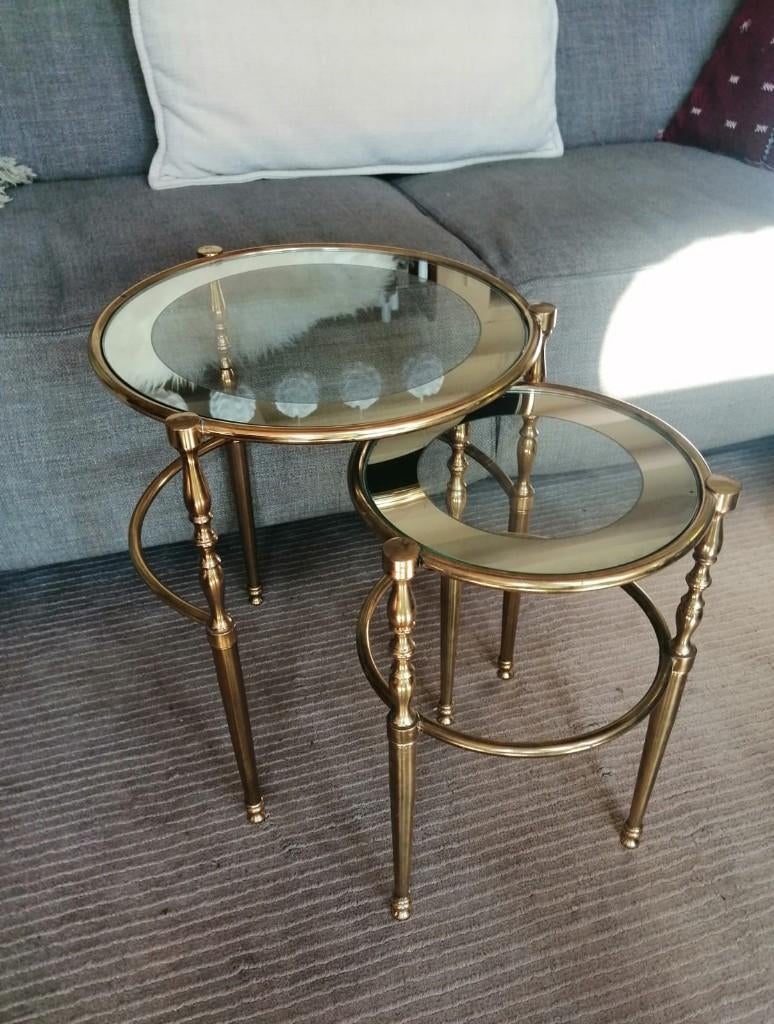 vintage bijzettafeltjes set, Ophalen