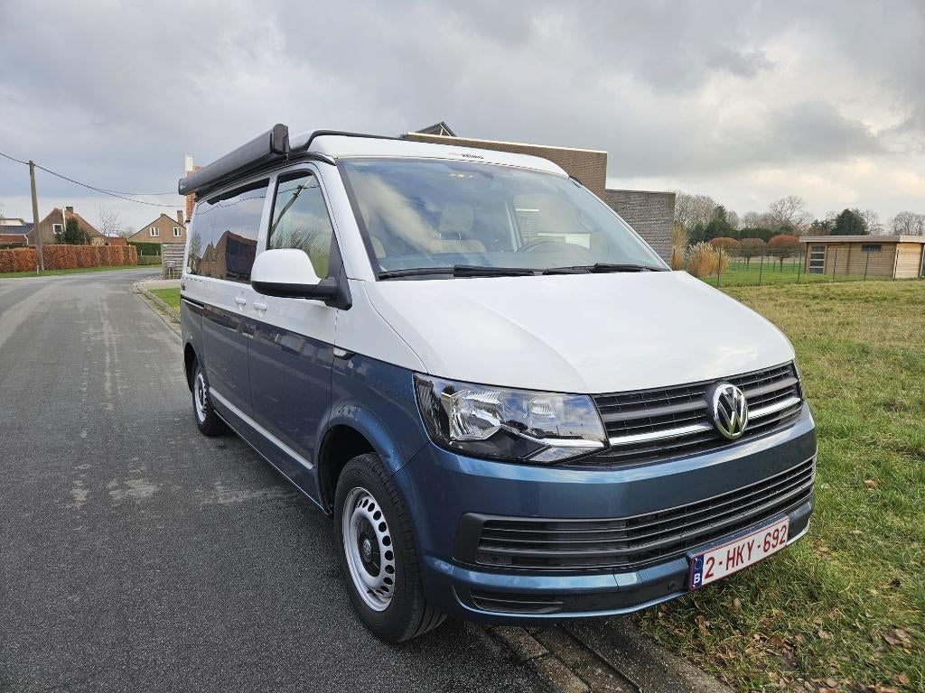 VW T6 Reimo camper bus manueel DSL Euro6b 4-zit 4 slaappl., 2500 kg, Leder, Particulier, Dealer onderhouden