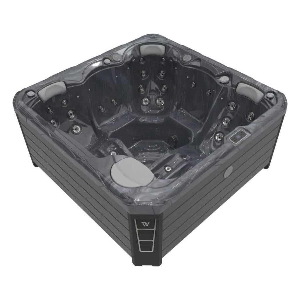 Jacuzzi Wellis Budapest Deluxe, Jardin & Terrasse, Enlèvement, Comme neuf, Escalier, Fixé