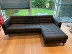 LANDSKRONA 3-zitsbank, met chaise longue, donkergrijs, Ophalen, Gebruikt, 125 tot 150 cm, Driepersoons
