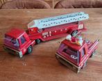 Vintage Buddy L (tonka) blikken brandweerwagen 2x, Ophalen of Verzenden
