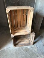 12 houten fruitkisten / fruitkratten – stevig & decoratief, Huis en Inrichting, Ophalen, Zo goed als nieuw