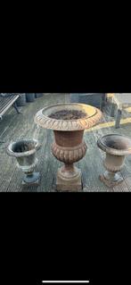 3 Vazen gietijzer, Antiek en Kunst, Ophalen