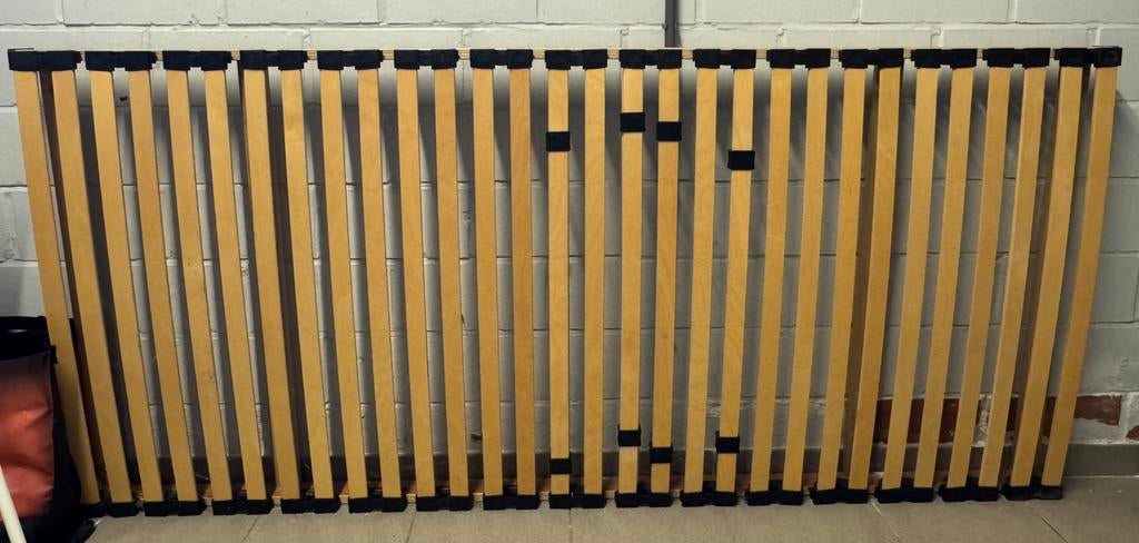 Lattenbodem 90x200 cm, Ophalen, Gebruikt, 90 cm, Eenpersoons