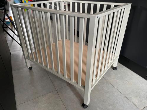 Babypark Pericles Ocean Grey met wieltjes, Kinderen en Baby's, Babyparken, Gebruikt, Rechthoekig, In hoogte verstelbaar, Wieltjes