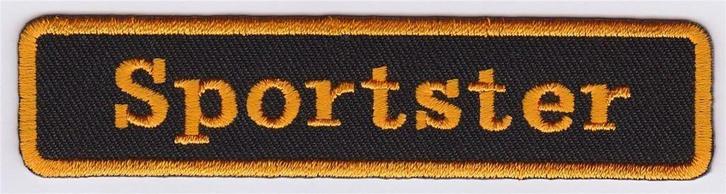 Harley Davidson Sportster stoffen opstrijk patch embleem #1, Motoren, Accessoires | Overige, Nieuw, Verzenden