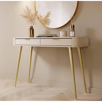 kaptafel of wandtafel bureau met zwarte poten nieuw in doos beschikbaar voor biedingen