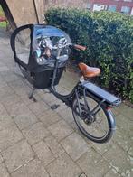 Bakfiets Babboe City, Fietsen en Brommers, Ophalen, Gebruikt, Huif