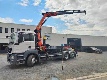 MAN TGS 26.420 Container / Palfinger PK18002 (bj 2018) beschikbaar voor biedingen