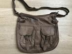 Leren handtas (38 cm), Ophalen, Bruin, Handtas