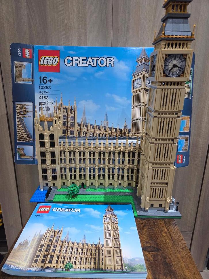 Lego Sculptures 10253 Big Ben, Kinderen en Baby's, Speelgoed | Duplo en Lego, Zo goed als nieuw, Lego, Complete set, Ophalen of Verzenden