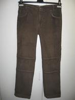 Donkerbruin, fijne velours broek, 164, Ophalen of Verzenden, Zo goed als nieuw, Broek