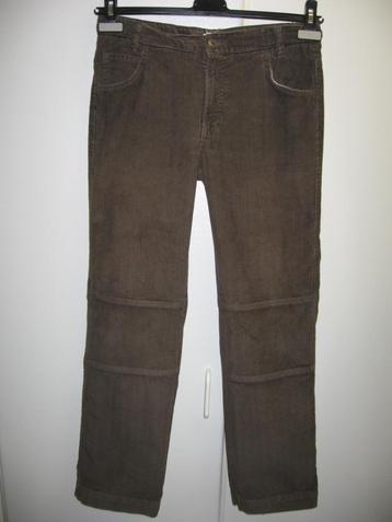 Donkerbruin, fijne velours broek, 164 beschikbaar voor biedingen