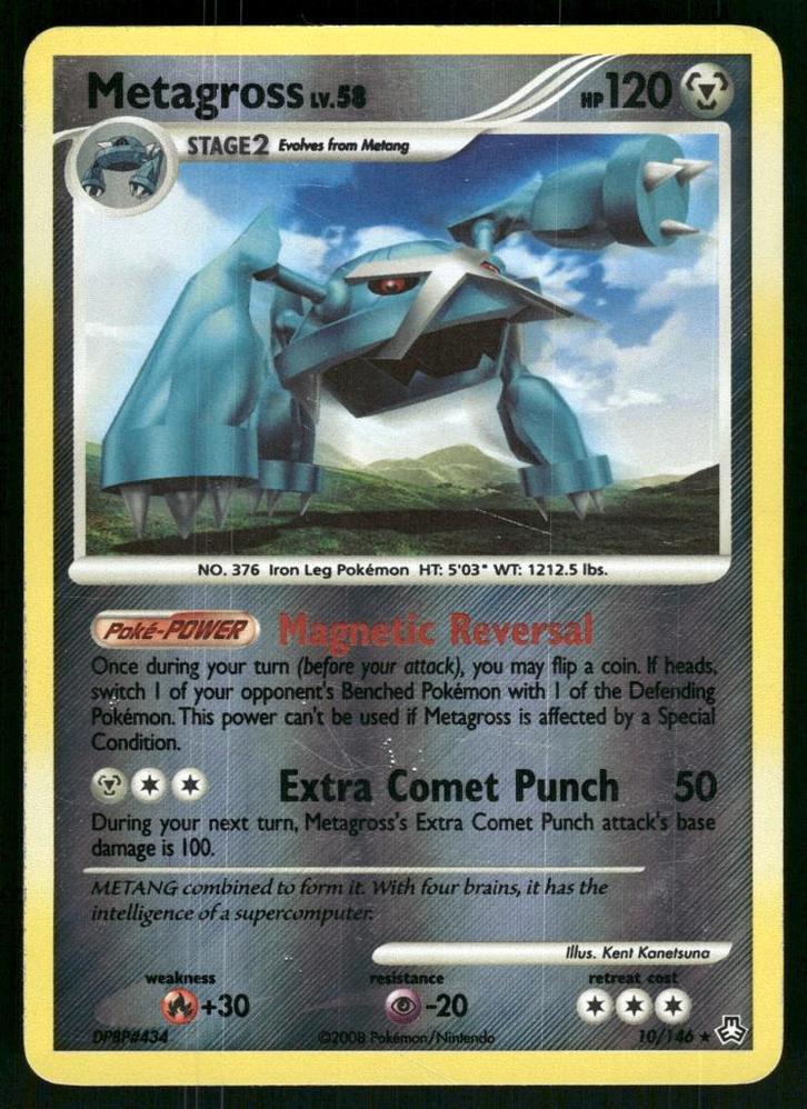 Metagross 10/146 - Legends Awakened (Reverse Holo), Hobby en Vrije tijd, Verzamelkaartspellen | Pokémon, Gebruikt, Verzenden