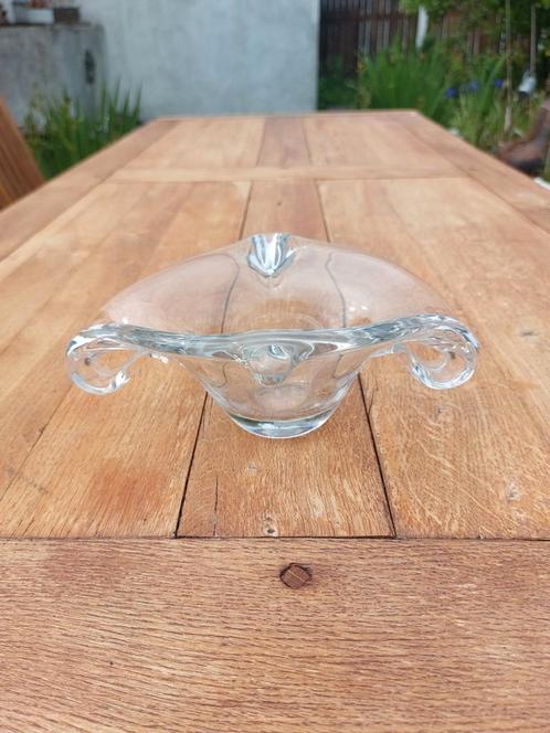Prachtige kristallen schaal, dienblad van Val Saint-Lambert, Antiek en Kunst, Antiek | Glaswerk en Kristal, Ophalen of Verzenden