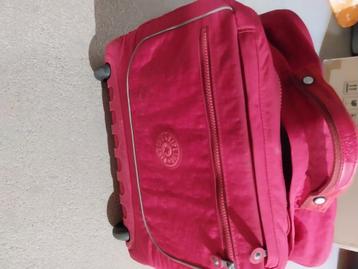 Roze boekentas trolley kipling beschikbaar voor biedingen